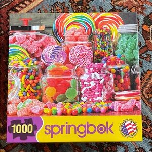 Springbok 1000 piece candy counter puzzle; worked once-nice quality, colorful